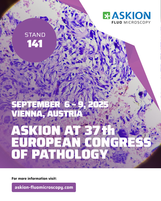 ASKION stellt aus auf der 37. European Congress of Pathology in Wien.